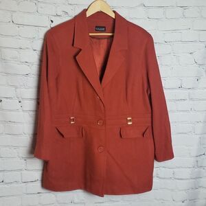Vintage Dialogue Orange Jacket